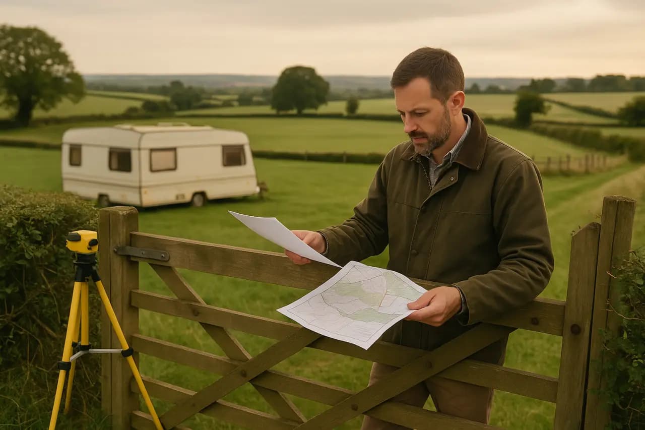 Buying Land to Live in a Caravan or Mobile Home: UK Planning & Legal Guide