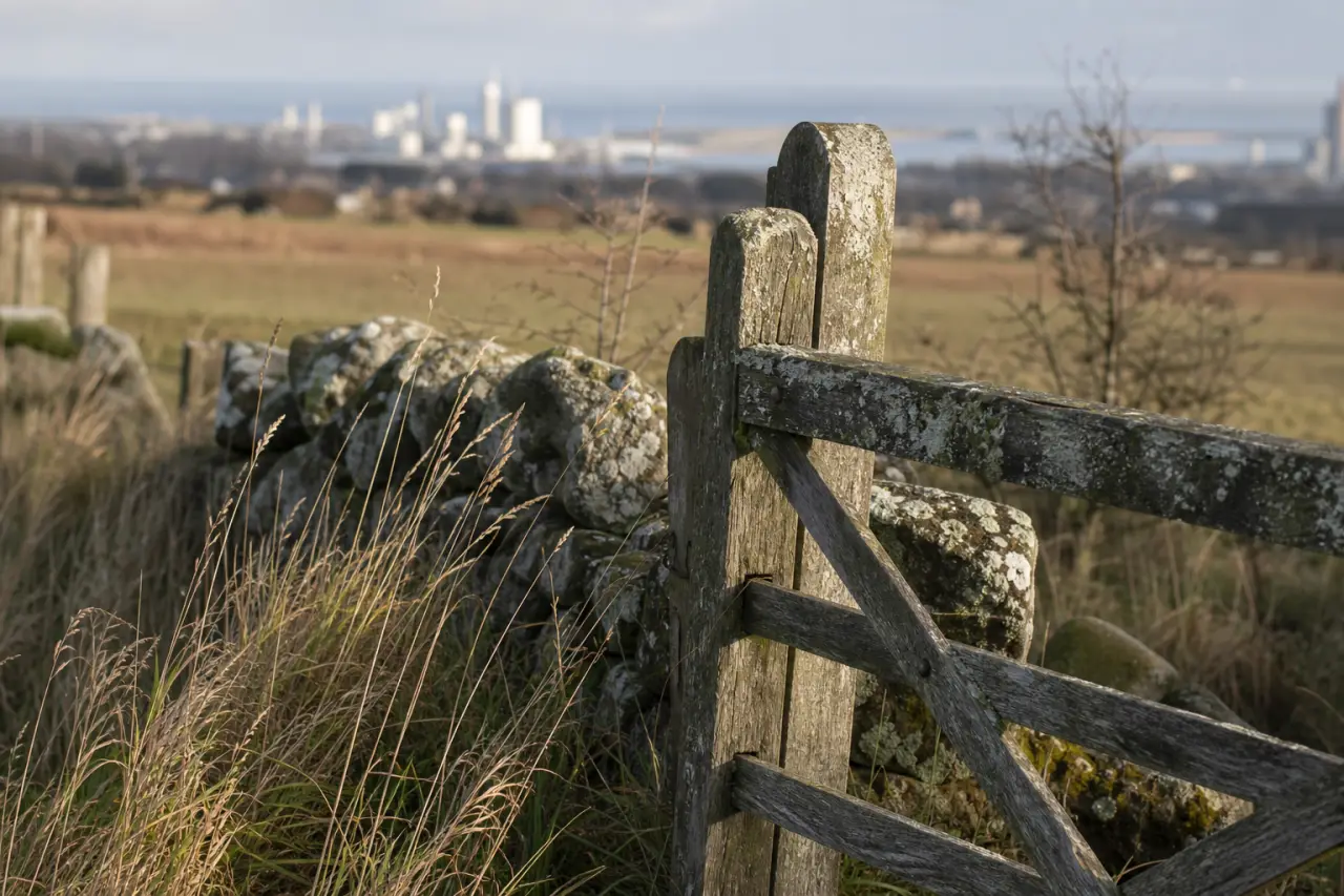 Field boundary in Aberdeen City