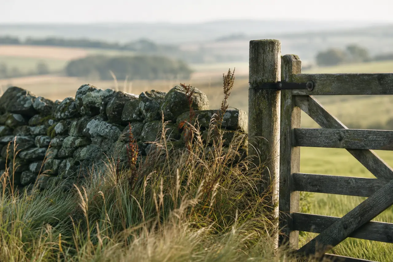 Field boundary in Angus