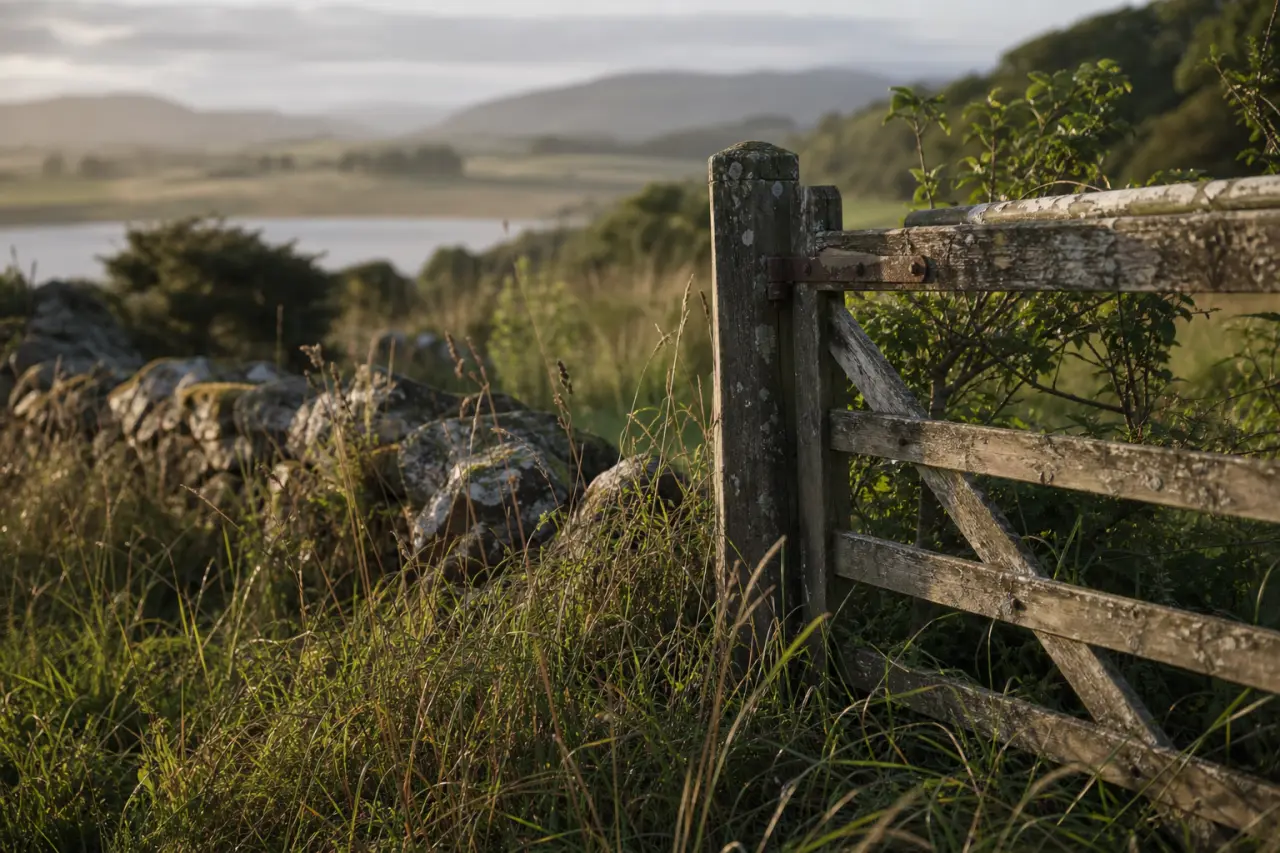 Field boundary in Argyll and Bute