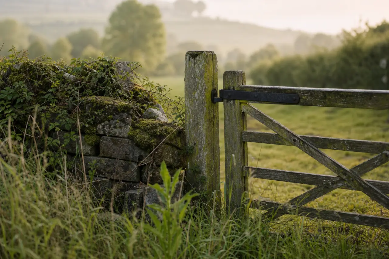 Field boundary in Bristol