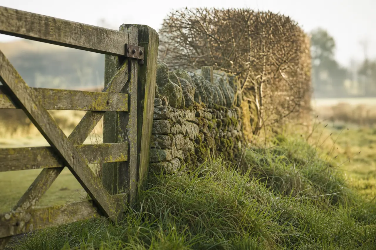 Field boundary in Buckinghamshire