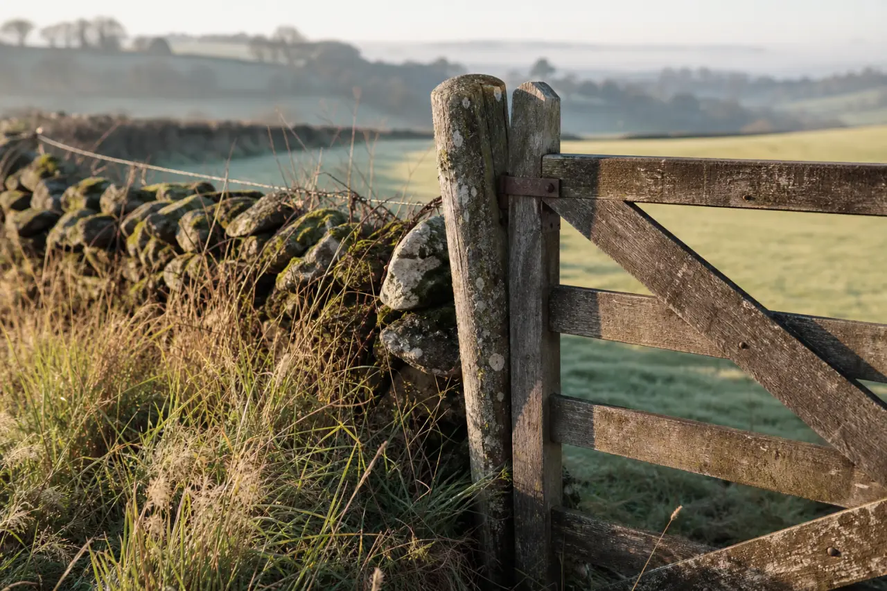 Field boundary in Carmarthenshire