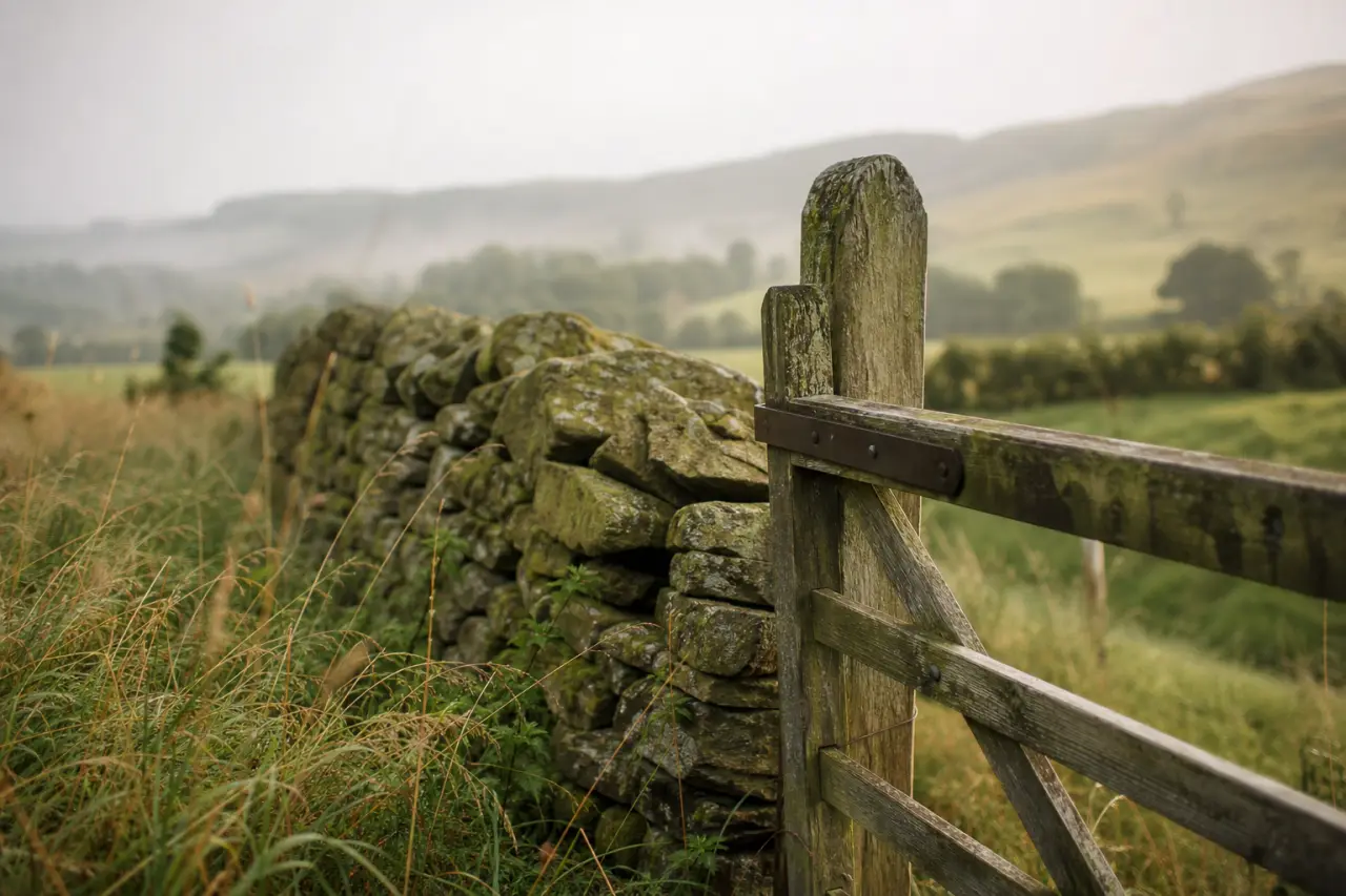 Field boundary in Cumberland