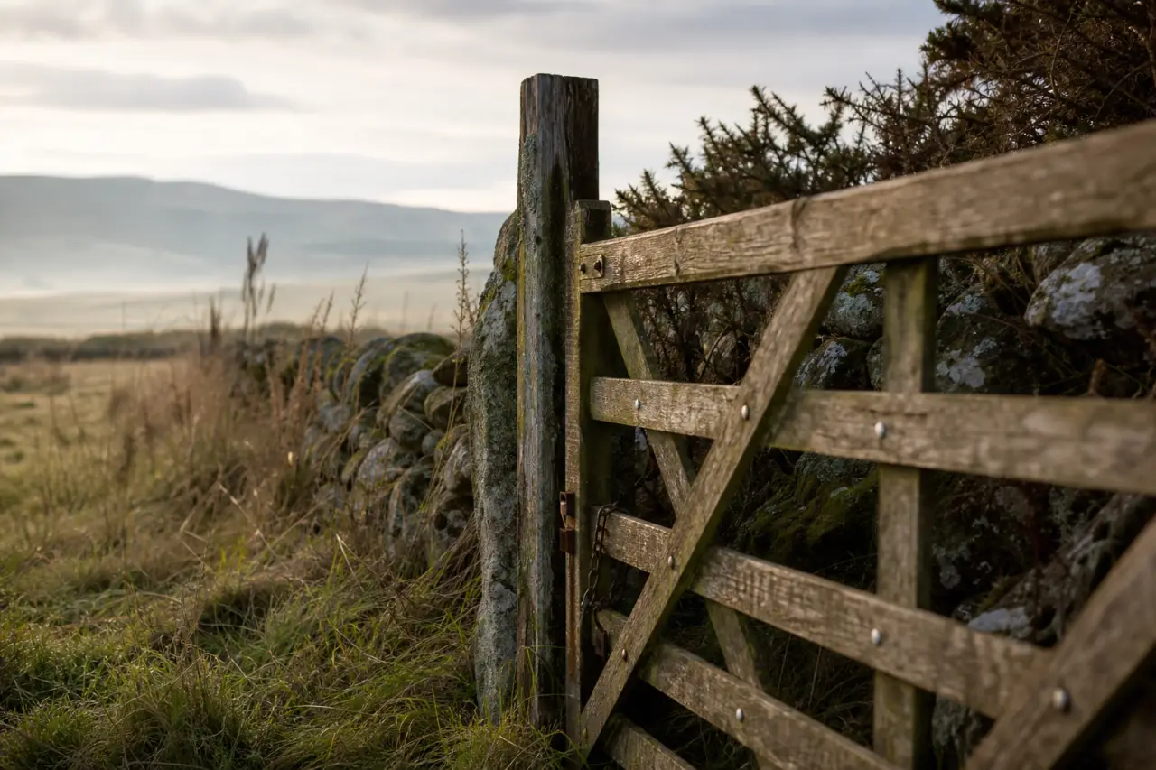 Field boundary in Dumfries and Galloway
