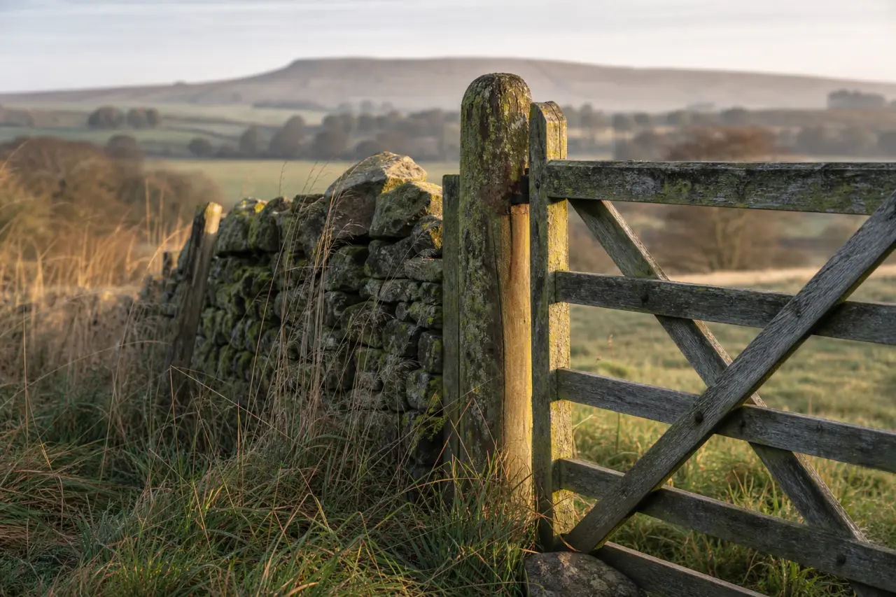Field boundary in Durham