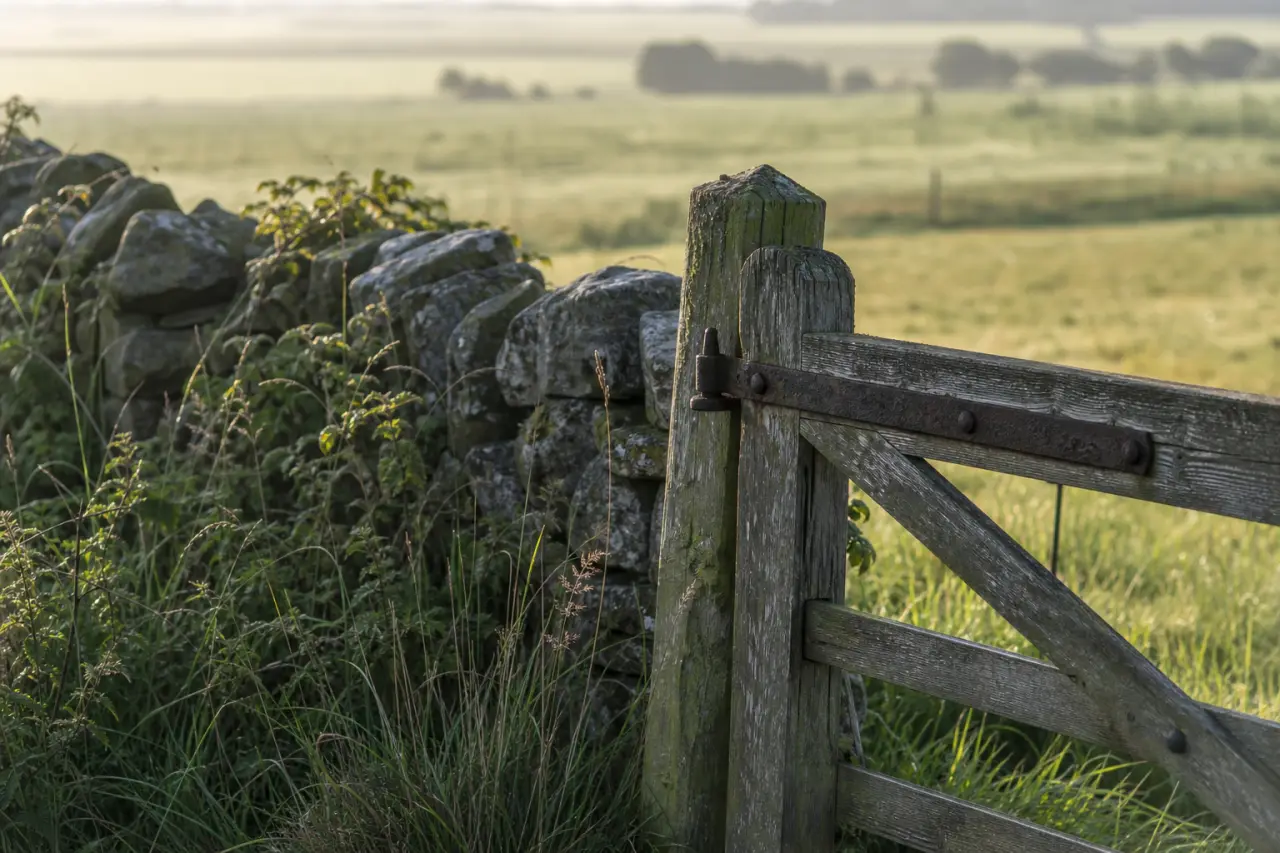 Field boundary in East Riding of Yorkshire
