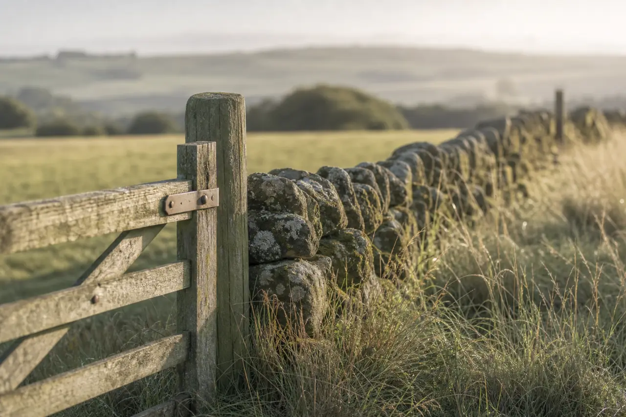Field boundary in Fife