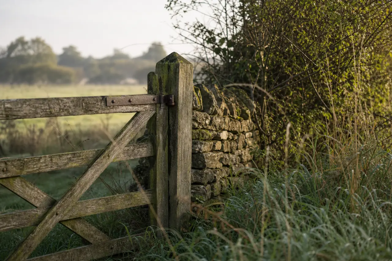 Field boundary in Northamptonshire
