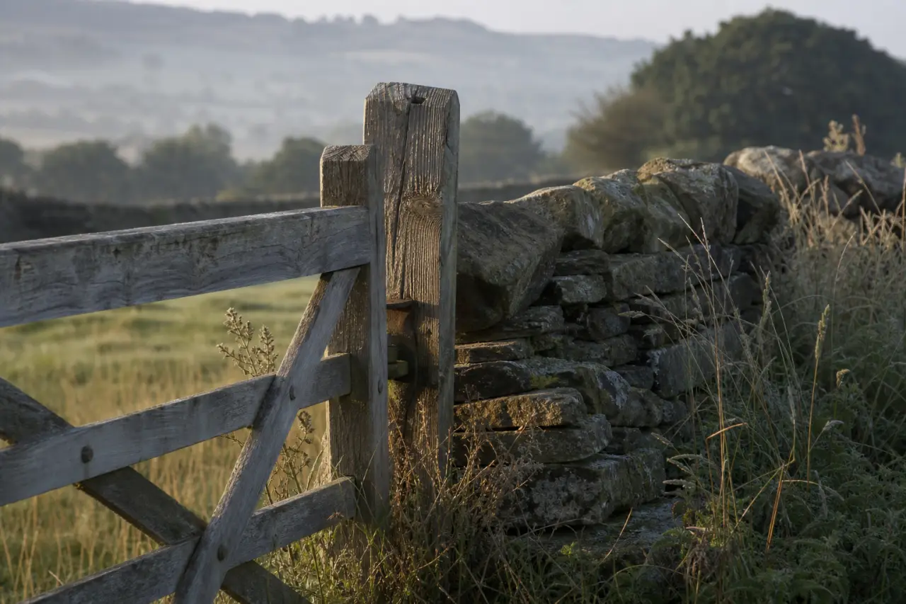 Field boundary in South Yorkshire