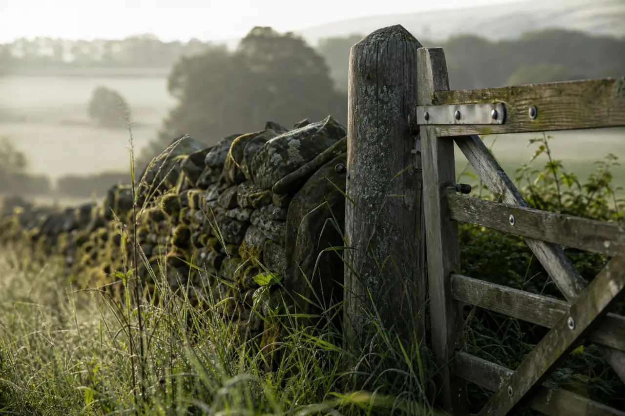Field boundary in Torfaen