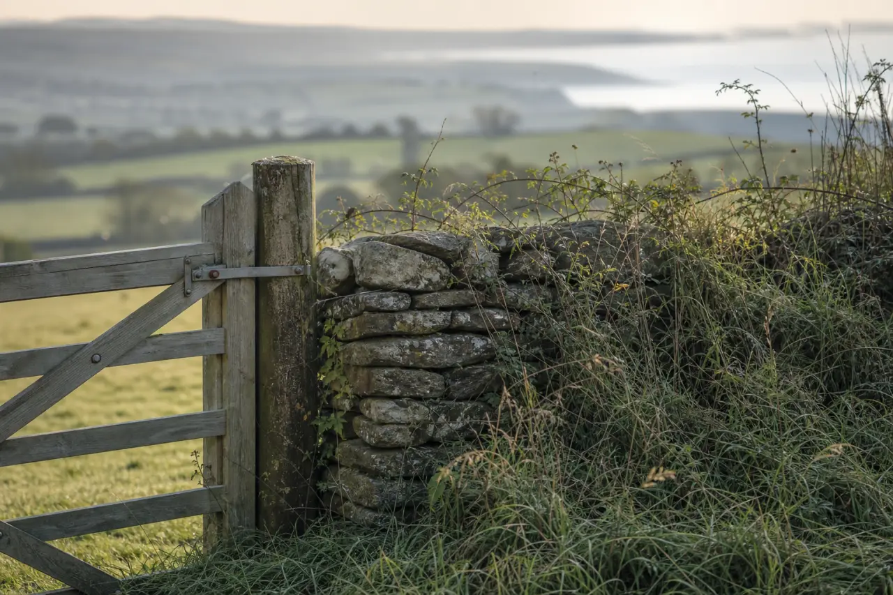 Field boundary in Vale of Glamorgan