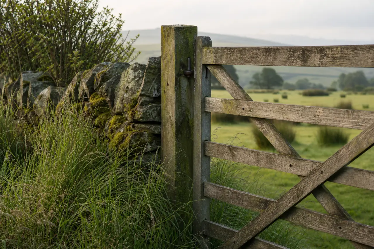 Field boundary in West Dunbartonshire