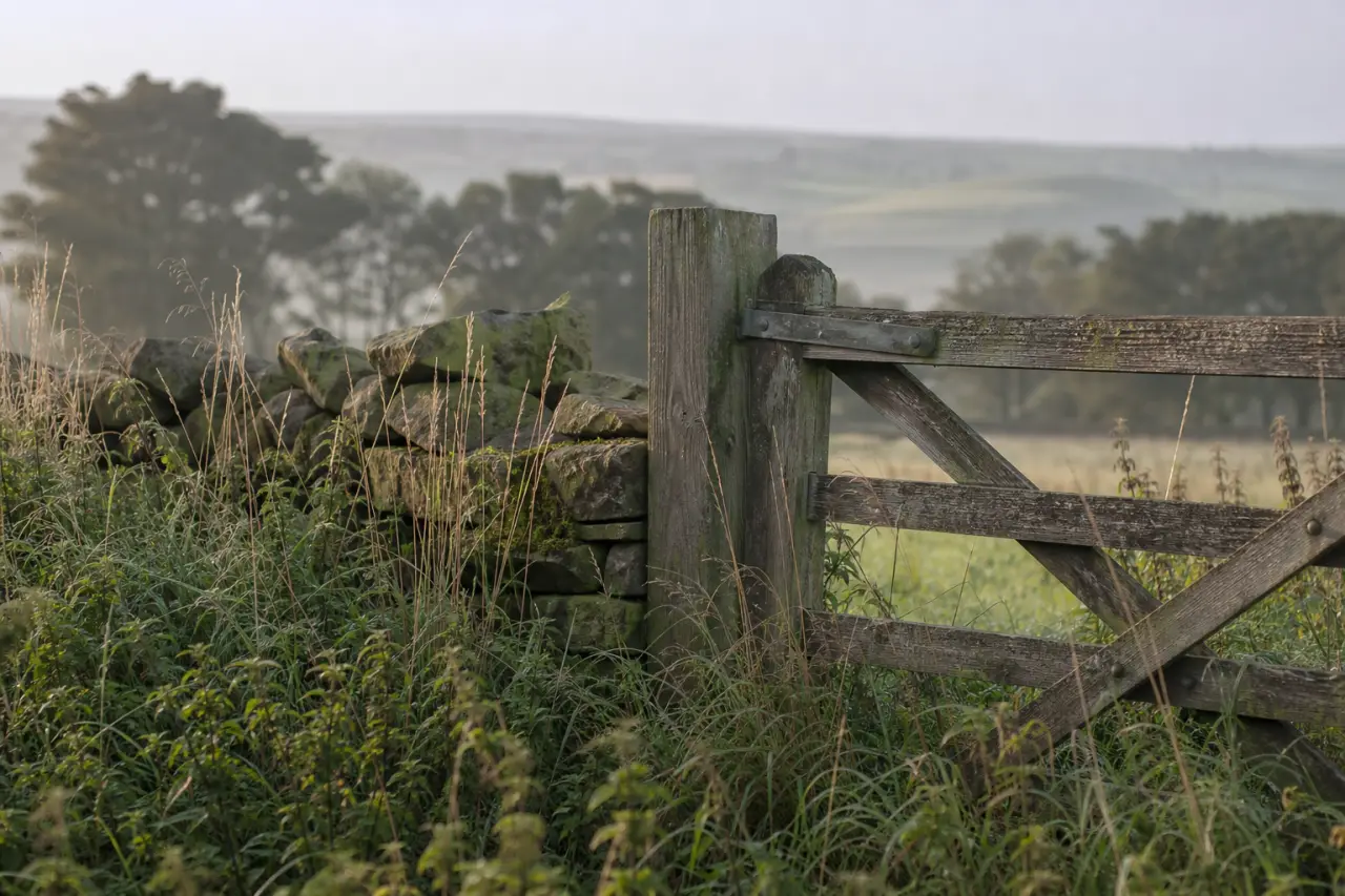 Field boundary in West Yorkshire